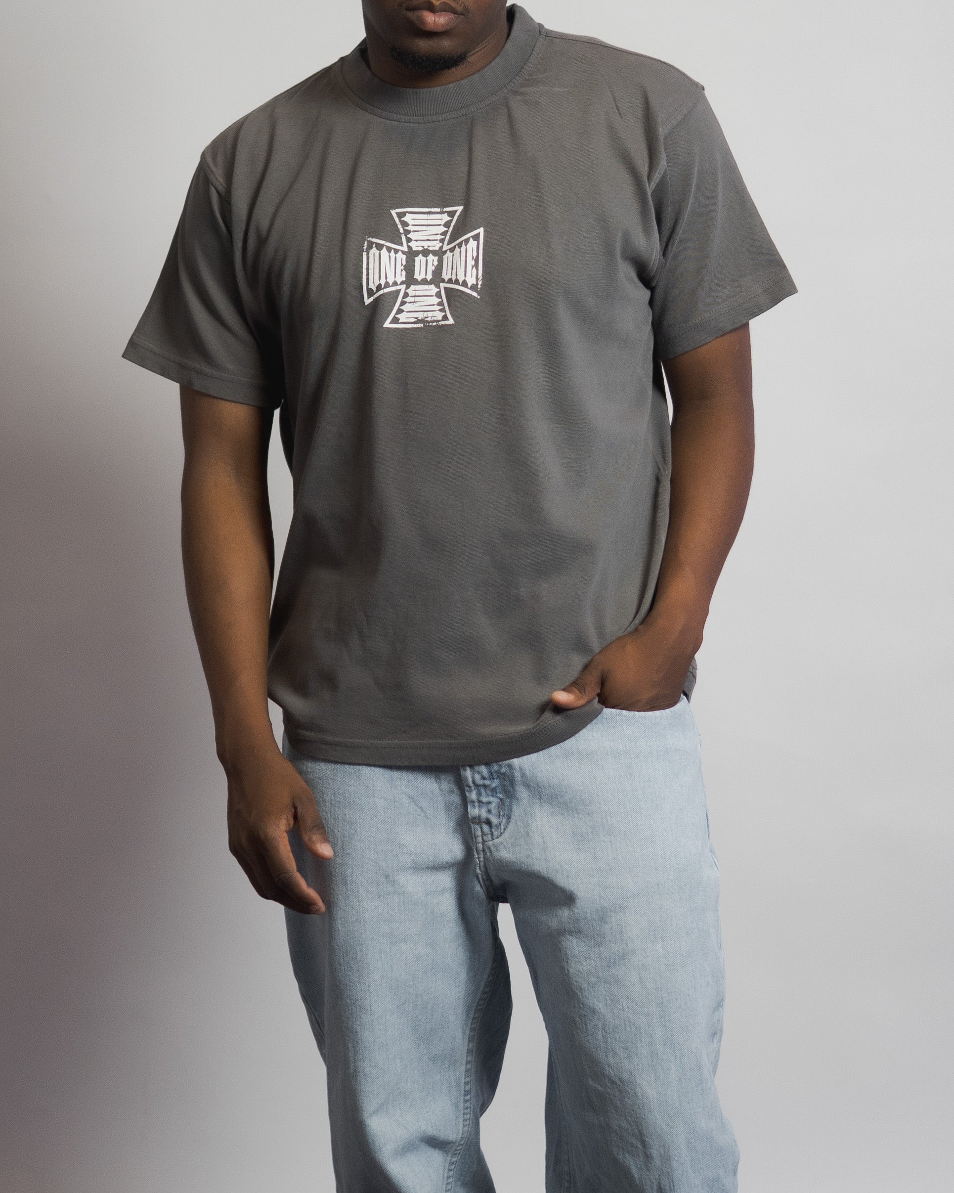 One of One Iron Cross T-Shirt (Gray)