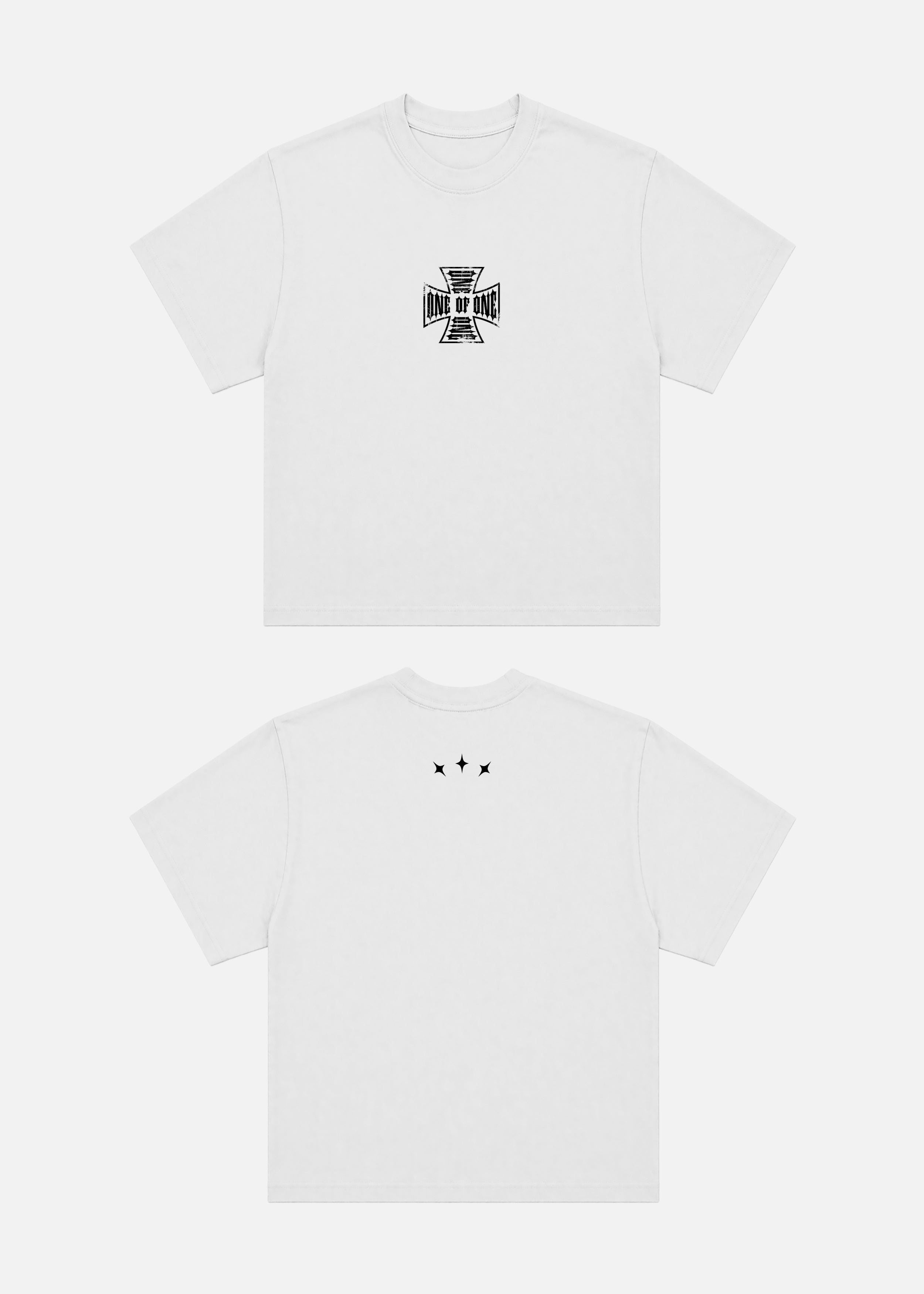 One of One Iron Cross T-Shirt (White)