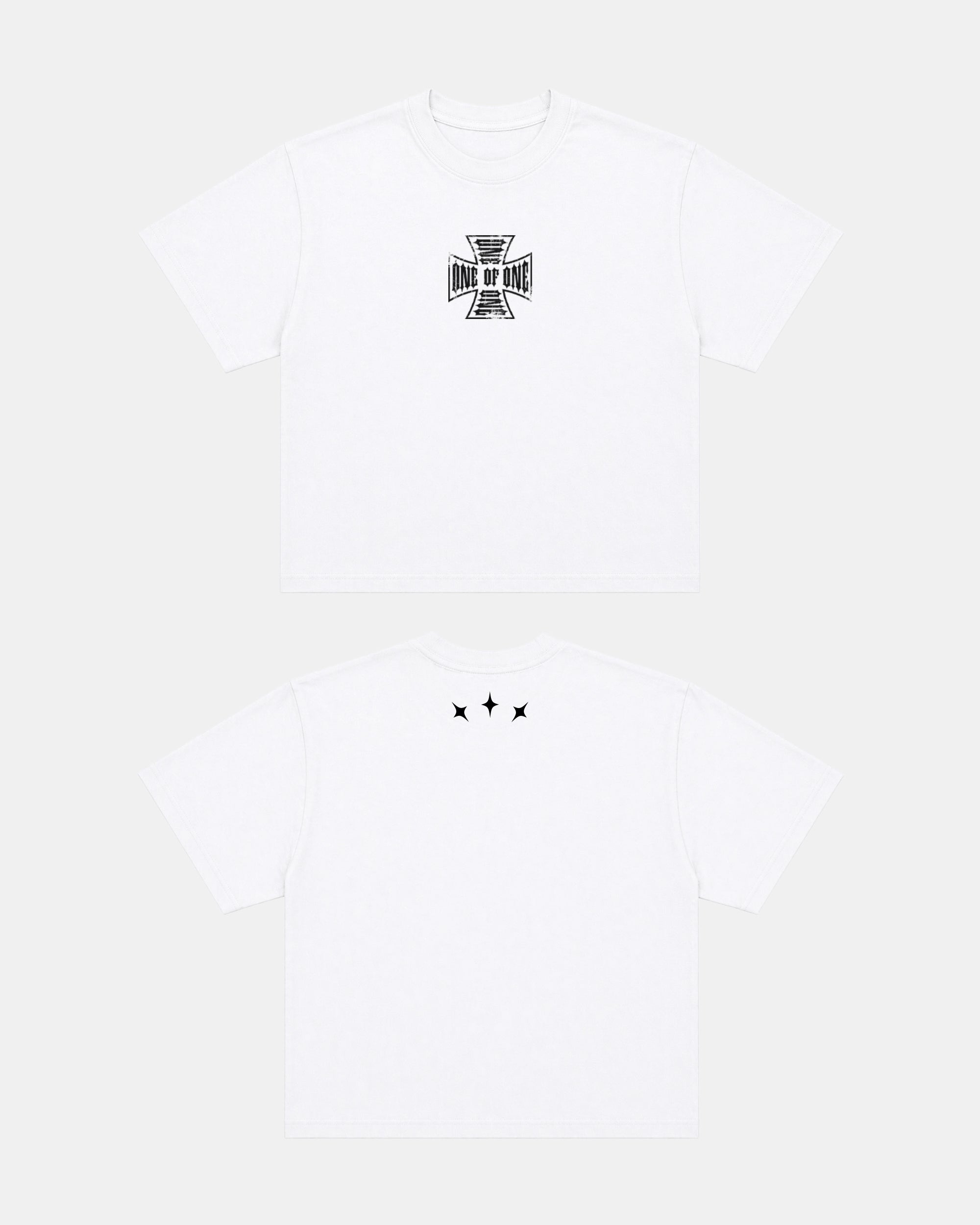 One of One Iron Cross T-Shirt (White)