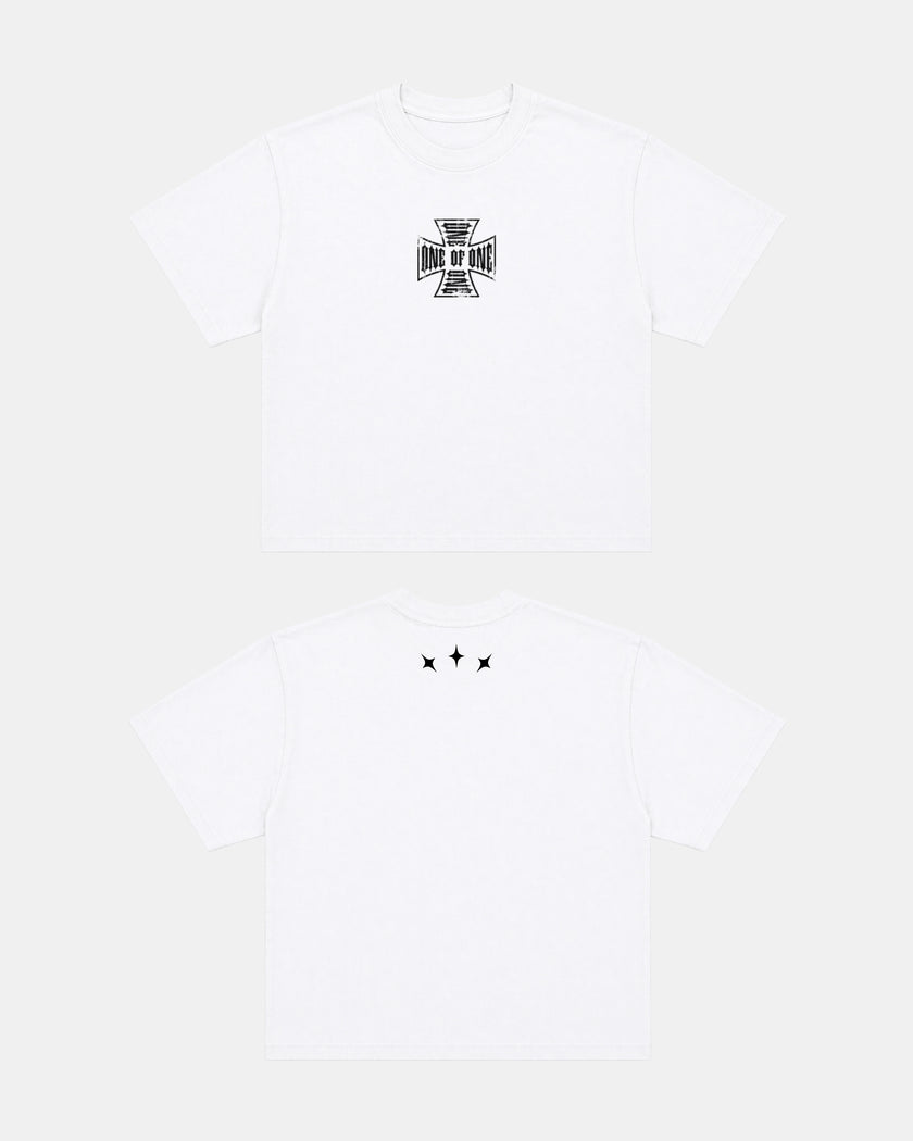 One of One Iron Cross T-Shirt (White)