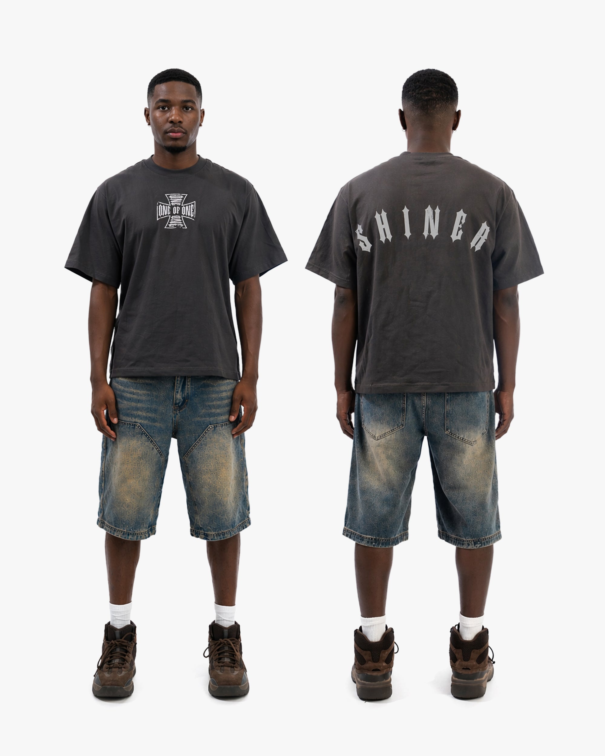 One of One Iron Cross T-Shirt (Smoke)